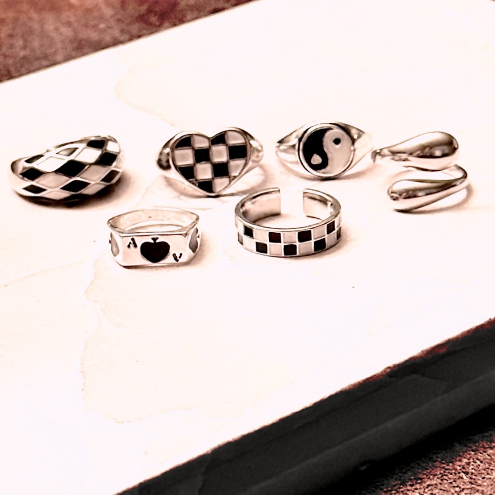 Sterling Silver Ring Set